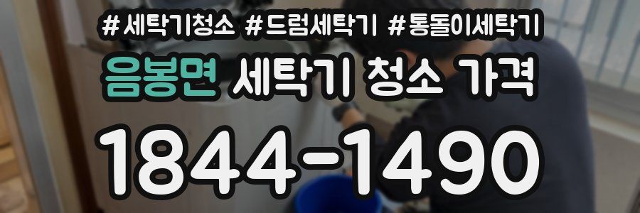 음봉면 세탁기 청소 가격