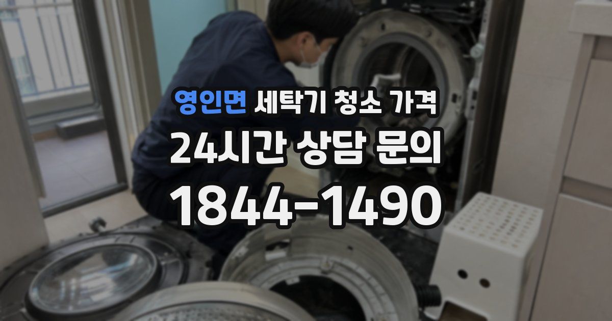 영인면 세탁기 청소 가격