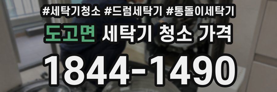 도고면 세탁기 청소 가격