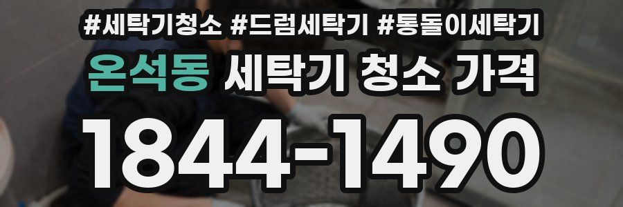 온석동 세탁기 청소 가격