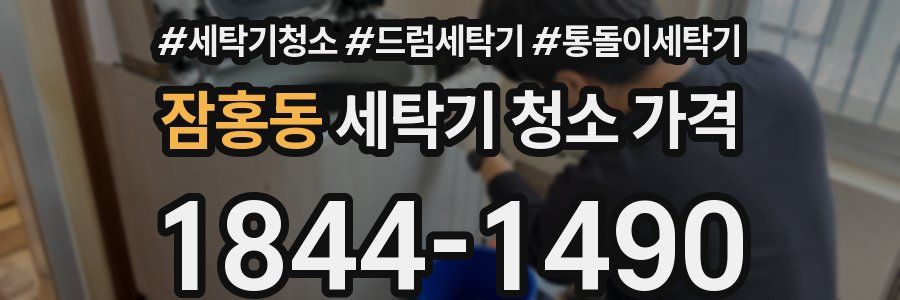 잠홍동 세탁기 청소 가격