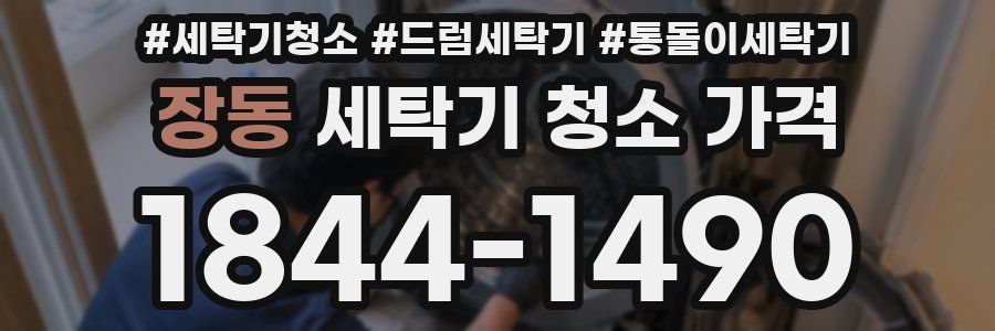 장동 세탁기 청소 가격