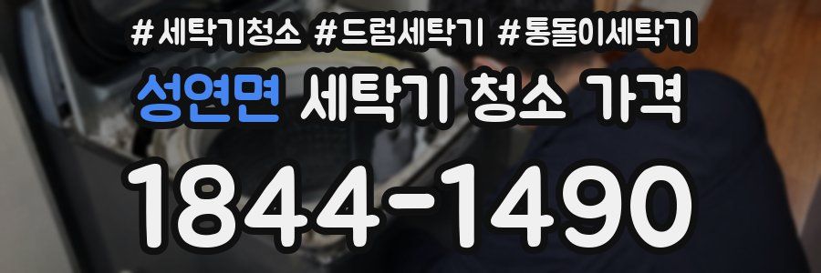 성연면 세탁기 청소 가격