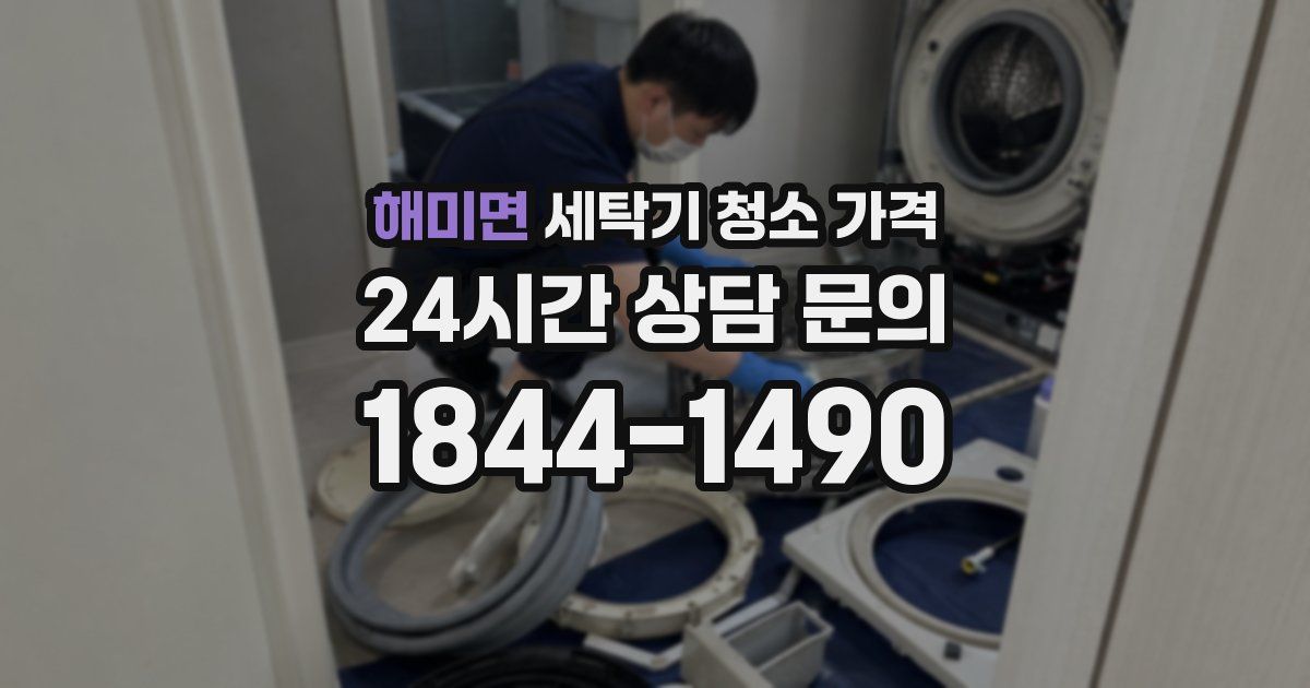 해미면 세탁기 청소 가격