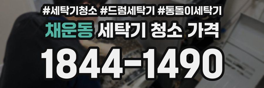채운동 세탁기 청소 가격