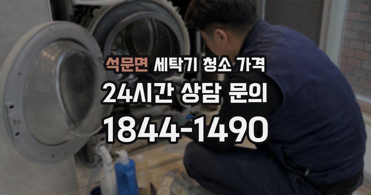 석문면 세탁기 청소 가격