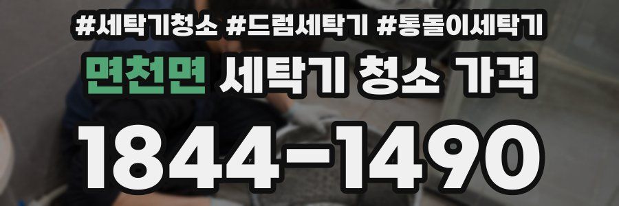 면천면 세탁기 청소 가격