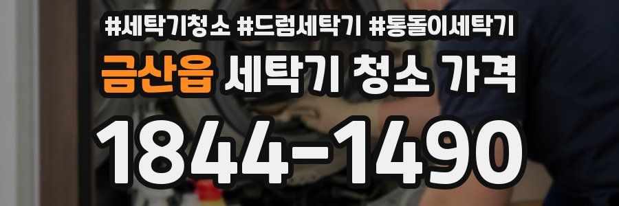 금산읍 세탁기 청소 가격