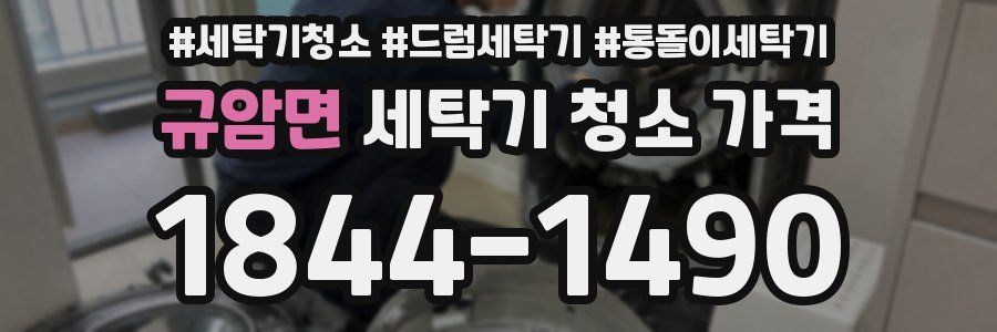 규암면 세탁기 청소 가격