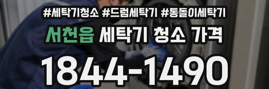 서천읍 세탁기 청소 가격
