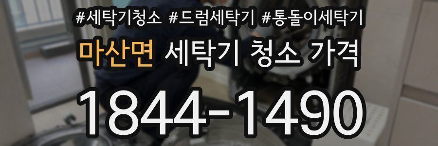 마산면 세탁기 청소 가격