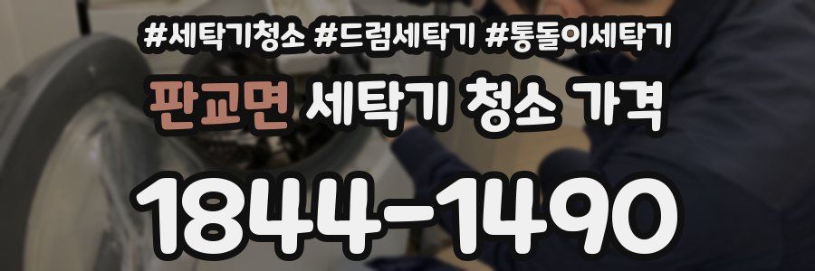판교면 세탁기 청소 가격