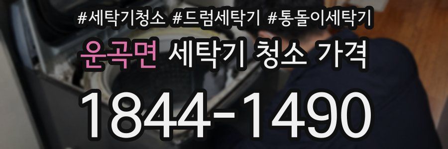 운곡면 세탁기 청소 가격