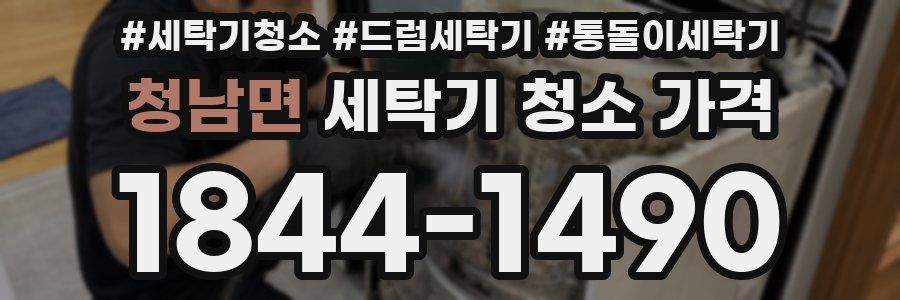 청남면 세탁기 청소 가격