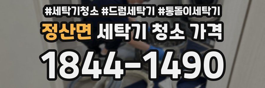 정산면 세탁기 청소 가격