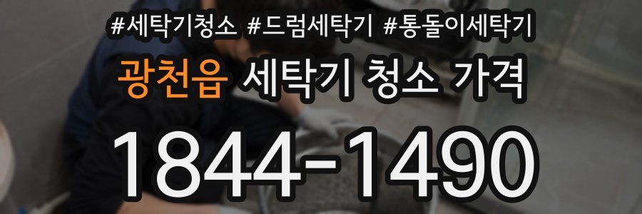 광천읍 세탁기 청소 가격