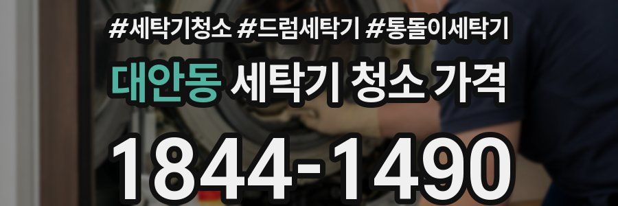 대안동 세탁기 청소 가격