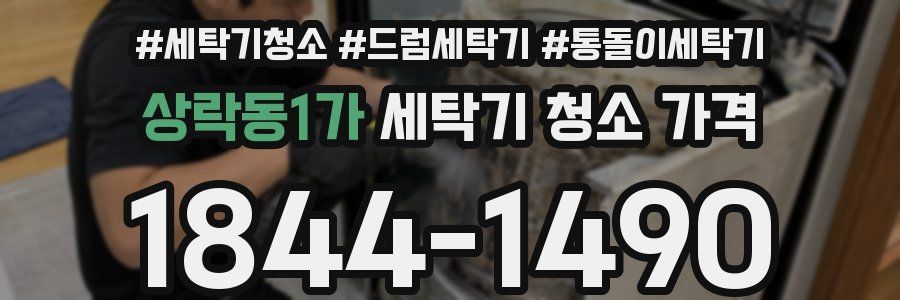 상락동1가 세탁기 청소 가격