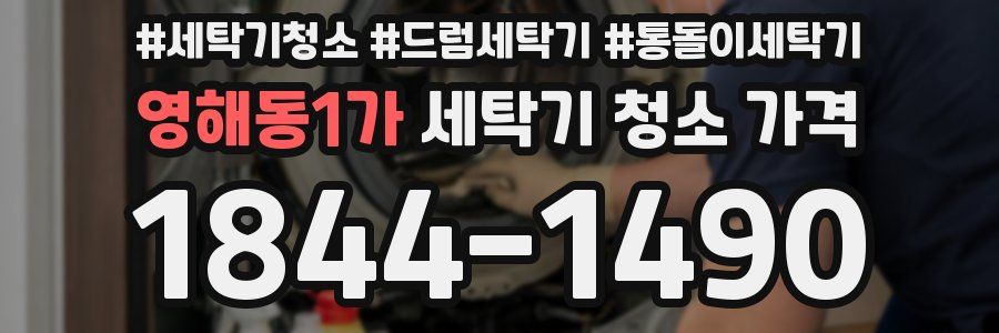 영해동1가 세탁기 청소 가격
