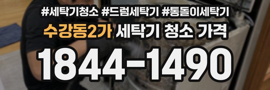 수강동2가 세탁기 청소 가격