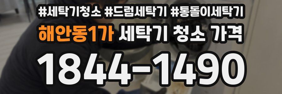 해안동1가 세탁기 청소 가격