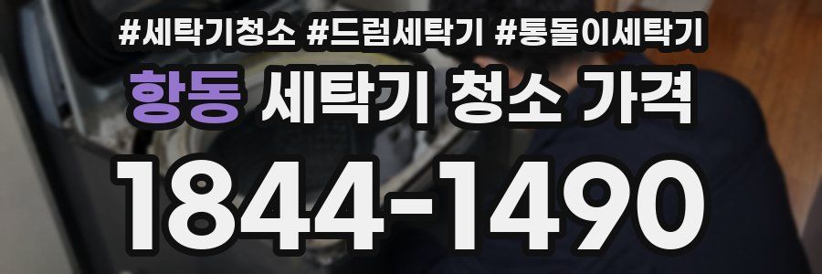 항동 세탁기 청소 가격