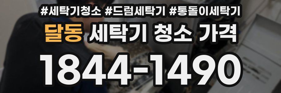 달동 세탁기 청소 가격