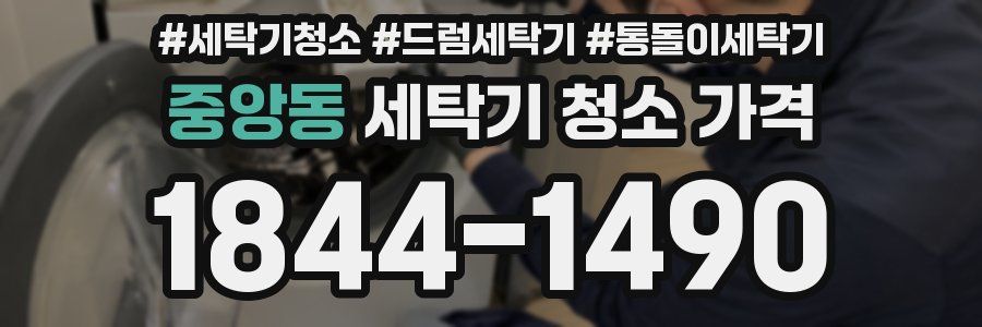 중앙동 세탁기 청소 가격