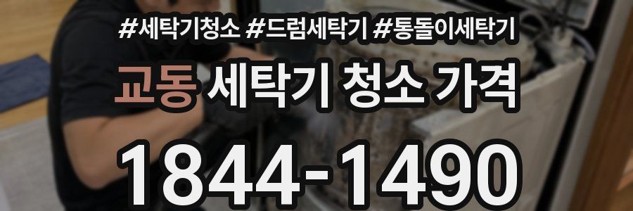 교동 세탁기 청소 가격