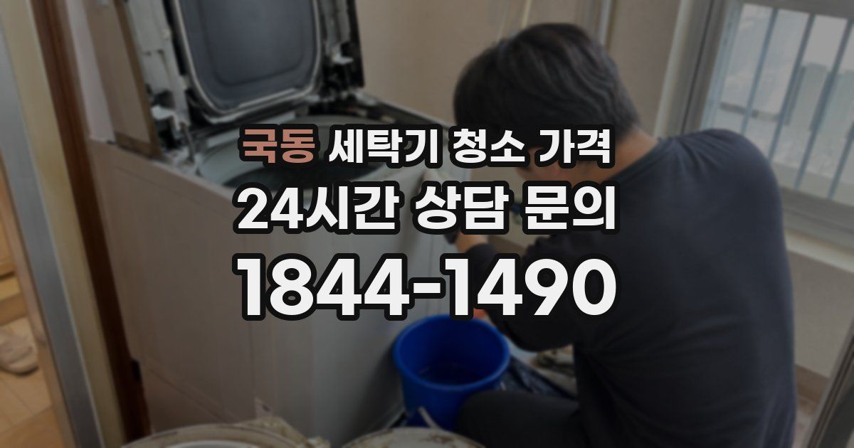 국동 세탁기 청소 가격