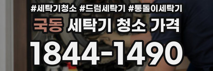 국동 세탁기 청소 가격