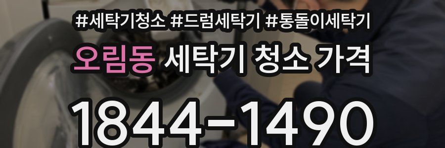 오림동 세탁기 청소 가격