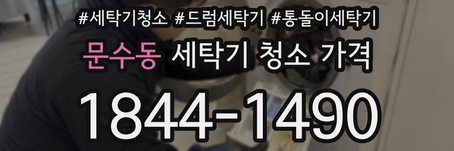 문수동 세탁기 청소 가격
