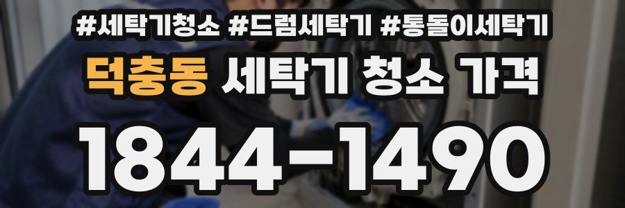 덕충동 세탁기 청소 가격