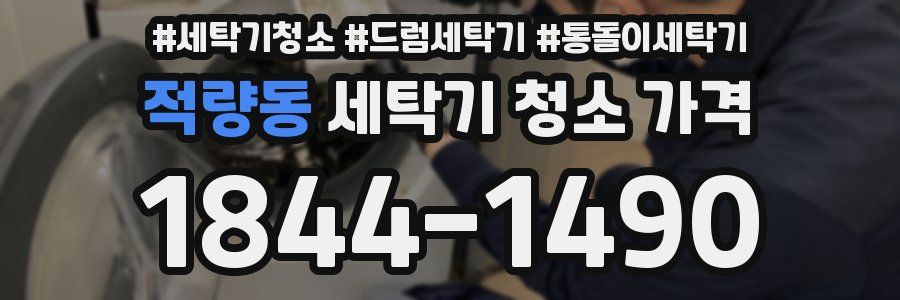 적량동 세탁기 청소 가격