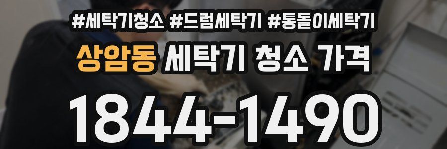 상암동 세탁기 청소 가격