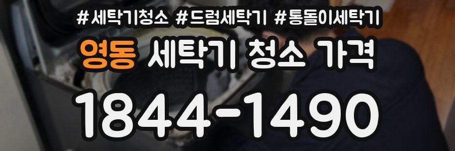영동 세탁기 청소 가격