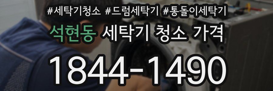 석현동 세탁기 청소 가격