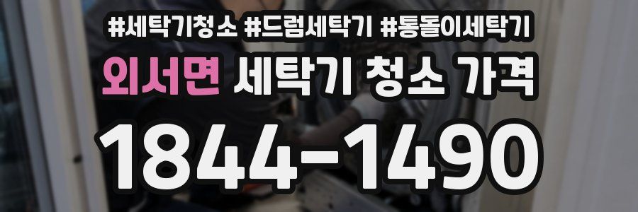 외서면 세탁기 청소 가격