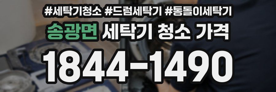 송광면 세탁기 청소 가격