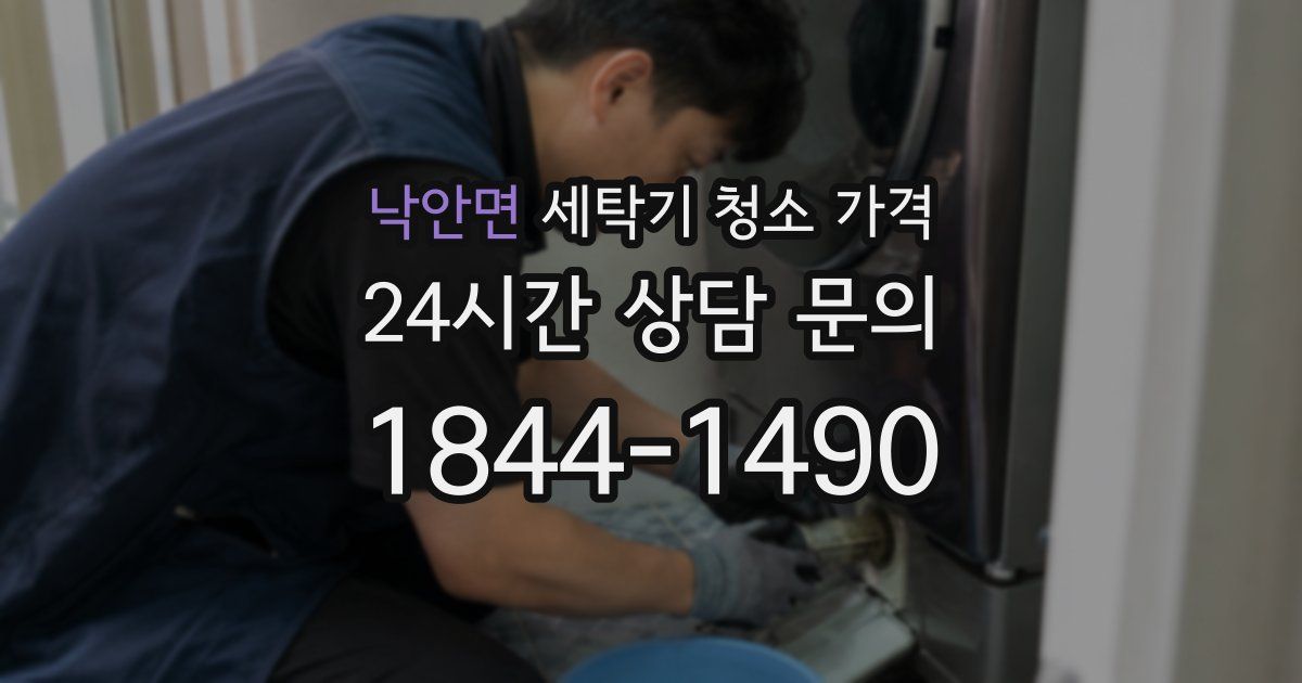 낙안면 세탁기 청소 가격