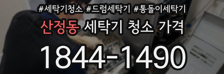 산정동 세탁기 청소 가격