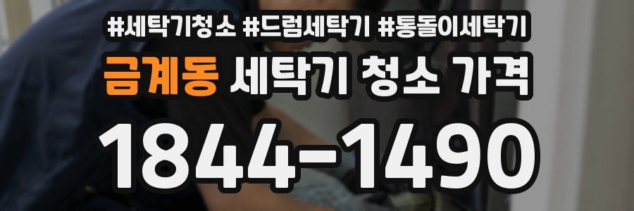 금계동 세탁기 청소 가격