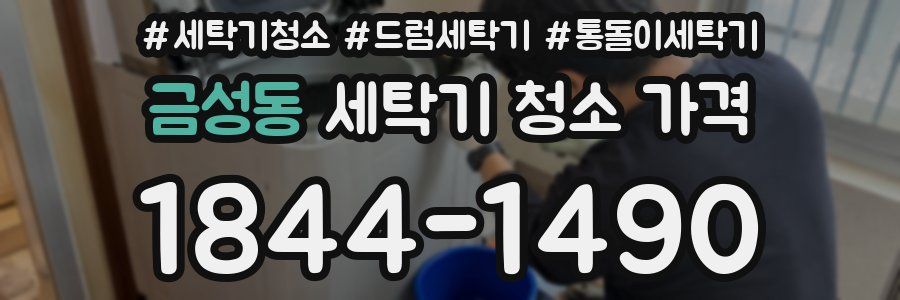 금성동 세탁기 청소 가격