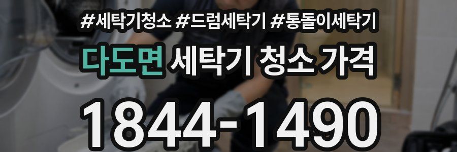 다도면 세탁기 청소 가격