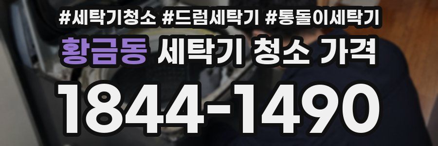 황금동 세탁기 청소 가격