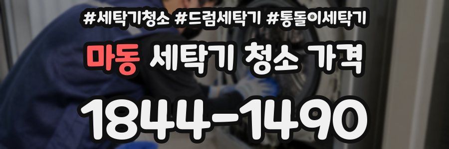 마동 세탁기 청소 가격