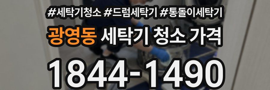 광영동 세탁기 청소 가격