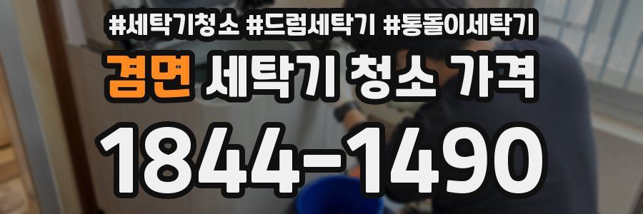 겸면 세탁기 청소 가격