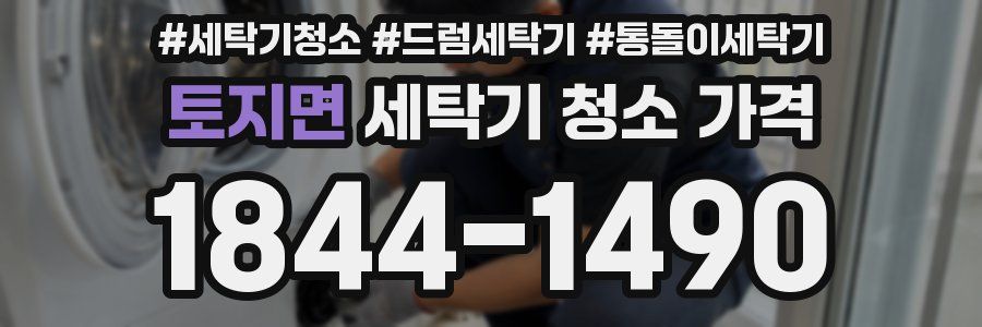 토지면 세탁기 청소 가격